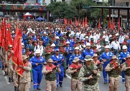 El chavismo intensifica la retórica belicista antes de la toma de posesión