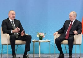 Azerbaiyán pide a Putin que indemnice al Estado y a las víctimas del avión siniestrado