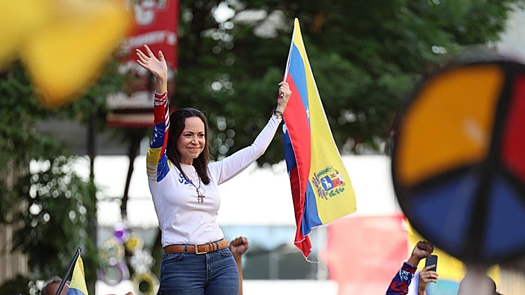 María Coria Machado, este jueves en Caracas