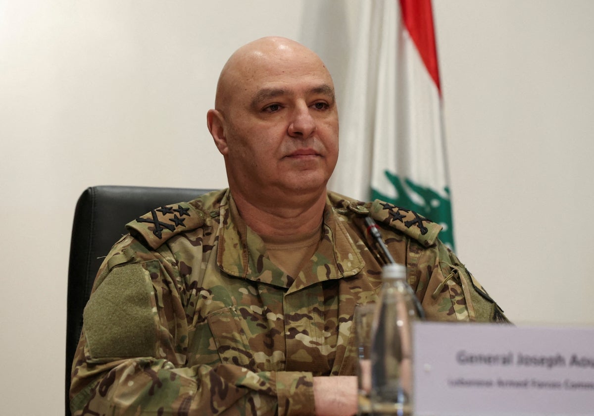 : El jefe del ejército del Líbano, general Joseph Aoun