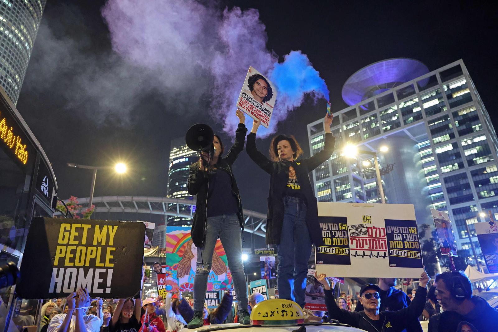 Celebraciones en Gaza e Israel tras el acuerdo de un alto al fuego, en imágenes