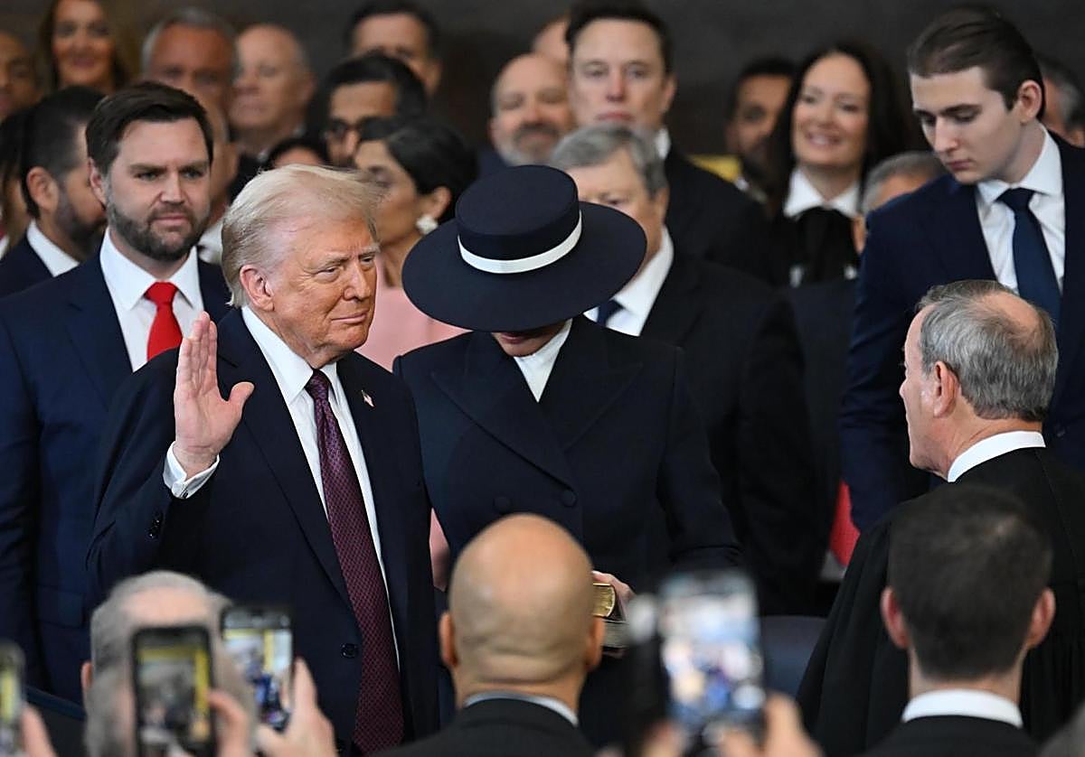 Juramento de Donald Trump con el que se ha convertido de nuevo en presidente de Estados Unidos