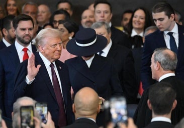 El juramento de 35 palabras con el que Trump se convierte de nuevo en presidente de EE.UU.