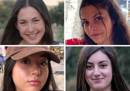 Quiénes son Karina, Danielle, Naama y Liri, las cuatro mujeres soldado que Hamás ha liberado tras el alto el fuego con Israel