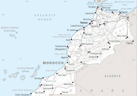 La CIA modifica su mapa de Marruecos con un detalle que tiene que ver con España