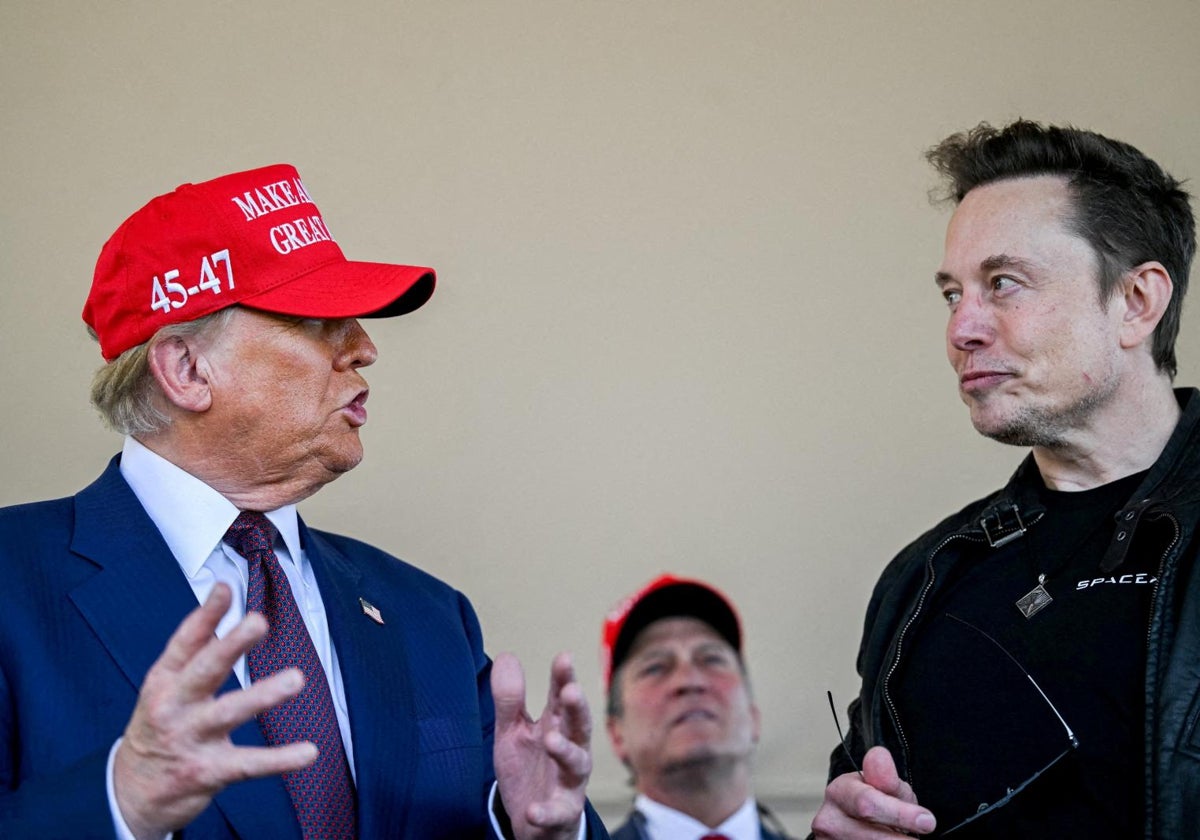 Donald Trump y Elon Musk, el pasado noviembre durante un lanzamiento de SpaceX