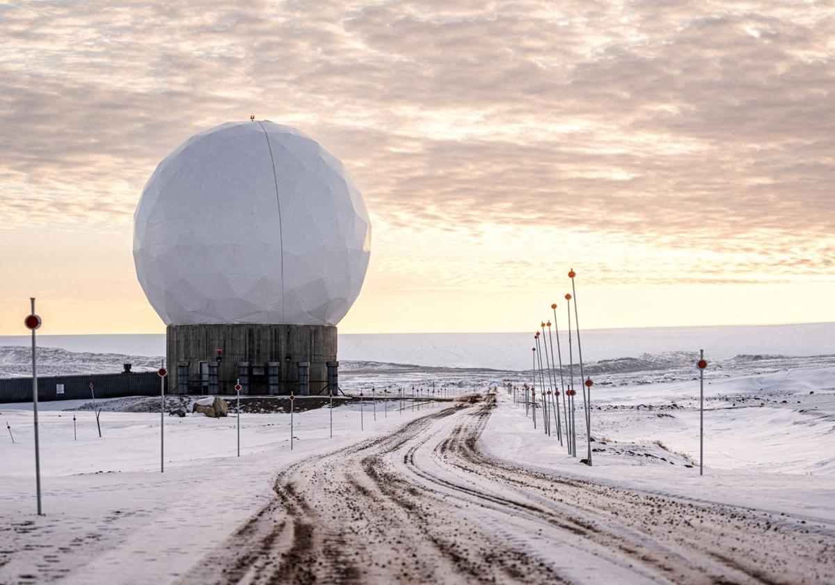 La base militar estadounidense Pituffikl ubicada en Groenlandia