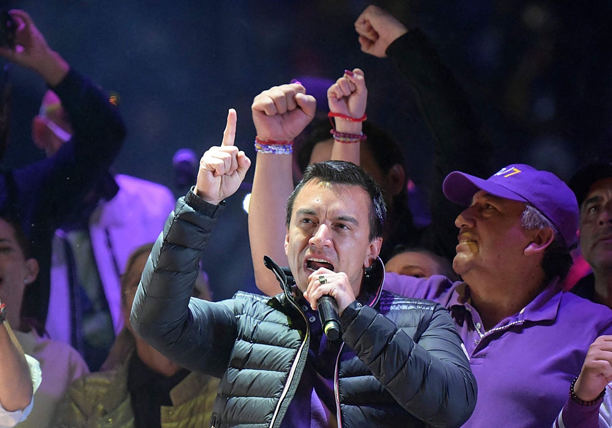 El presidente de Ecuador, Daniel Noboa