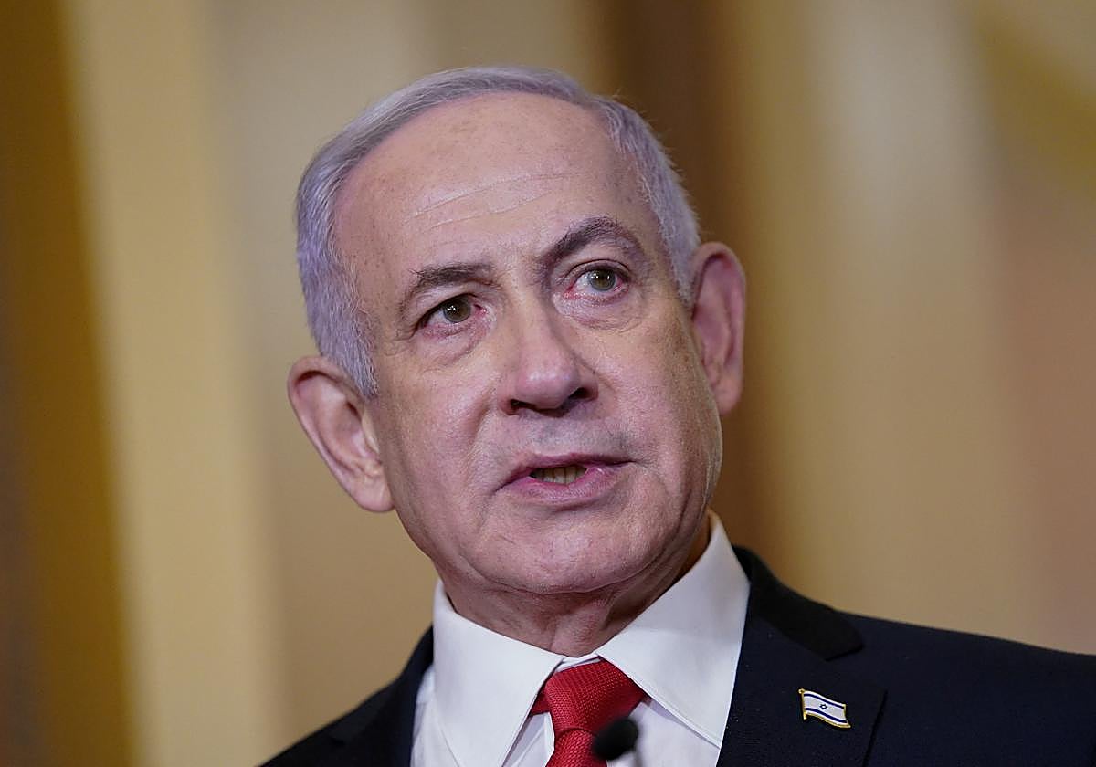 El primer ministro de Israel, Benjamín Netanyahu