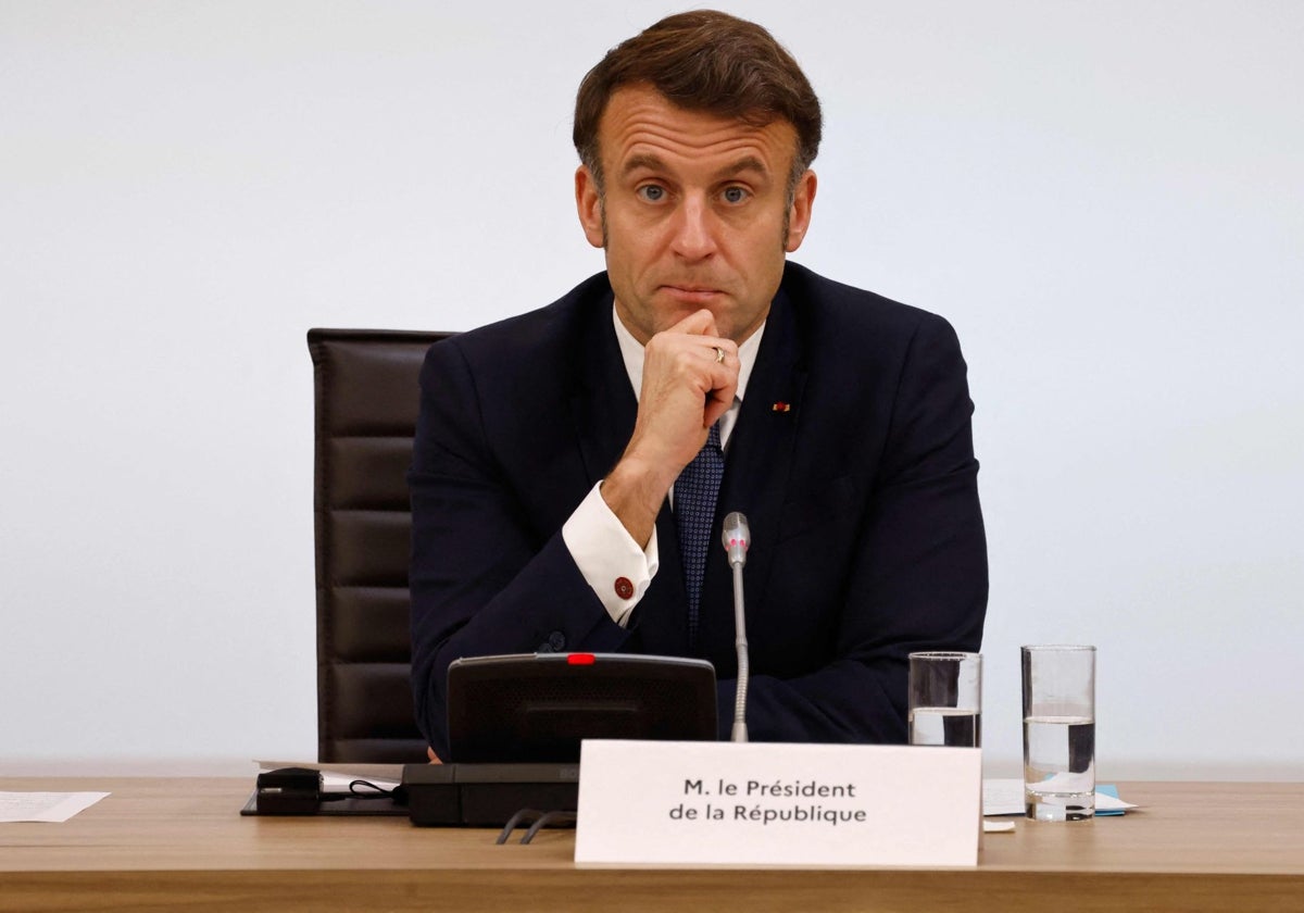 Macron en una foto de archivo