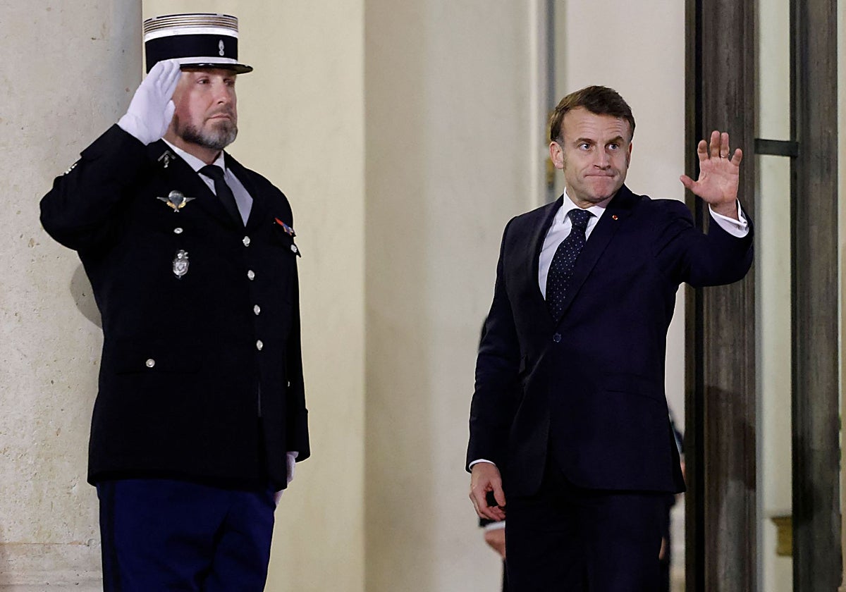 El presidente francés, Emmanuel Macron