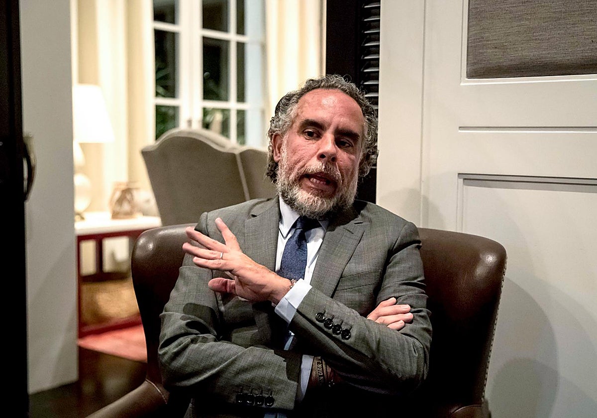 Armando Benedetti, cuando era embajador de Colombia en Venezuela