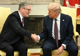 Reunión de Donald Trump y Keir Starmer en la Casa Blanca, en directo: búsqueda de un posible acuerdo de paz en Ucrania y última hora hoy