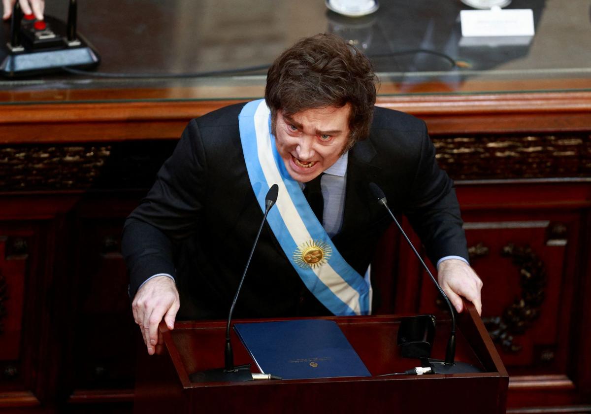 El presidente argentino, Javier Milei, carga contra la casta y aspira a convertir Argentina en una potencia