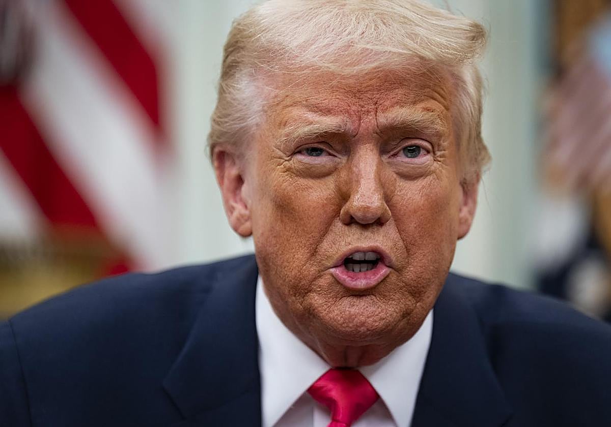 El presidente de EEUU, Donald Trump, en el Despacho Oval