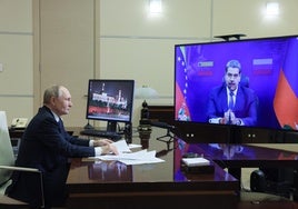 Putin y Maduro cierran la alianza estratégica entre los dos países por videollamada