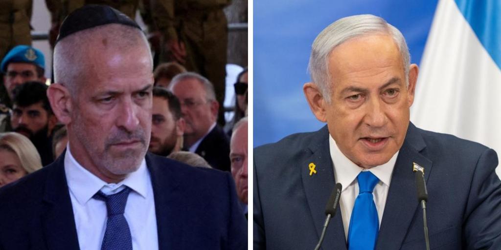 Netanyahu provoca otra crisis política en Israel al anunciar su intención de cesar al jefe del Shin Bet