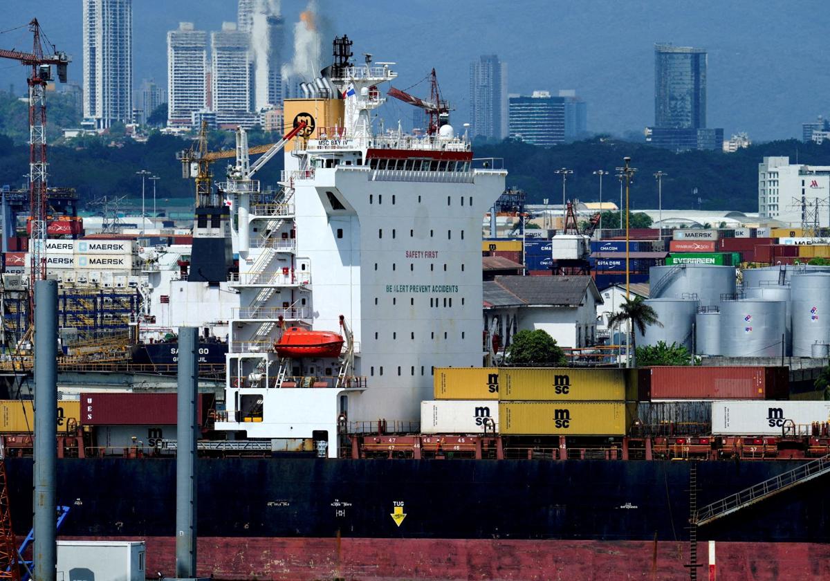 El puerto Balboa, un operador clave en el Canal de Panamá que Hutchison iba a vender a BlackRock