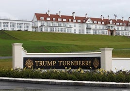 Dos detenidos por los daños al campo de Golf de Trump en Escocia