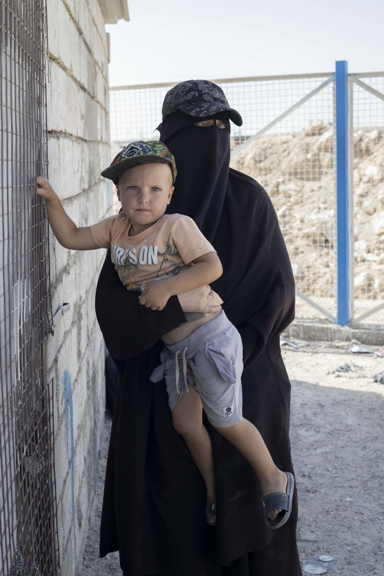 En el campamento de Al Hol, muchos de los niños son hijos de yihadistas occidentales, como se aprecia en sus rasgos