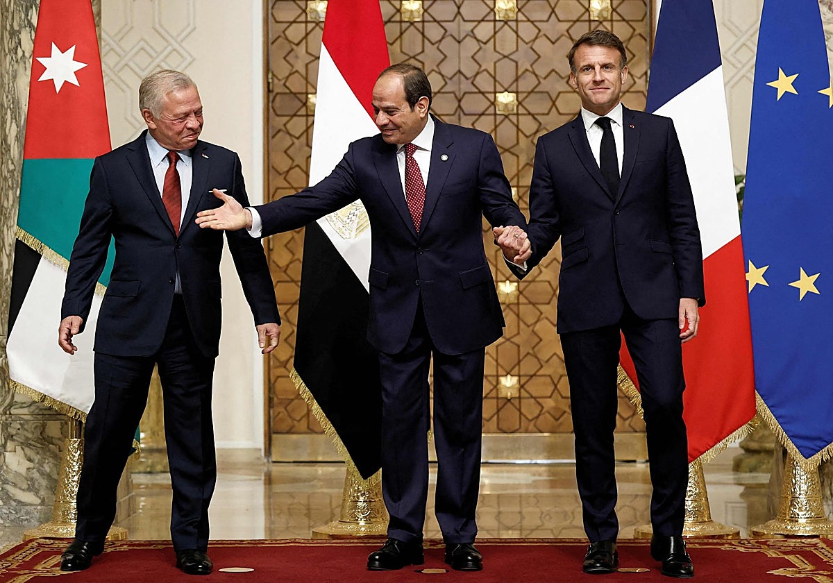 Francia, la potencia europea más implicada directamente en la crisis, se asocia a Jordania y Egipto, para dirigirse colectivamente a la comunidad internacional