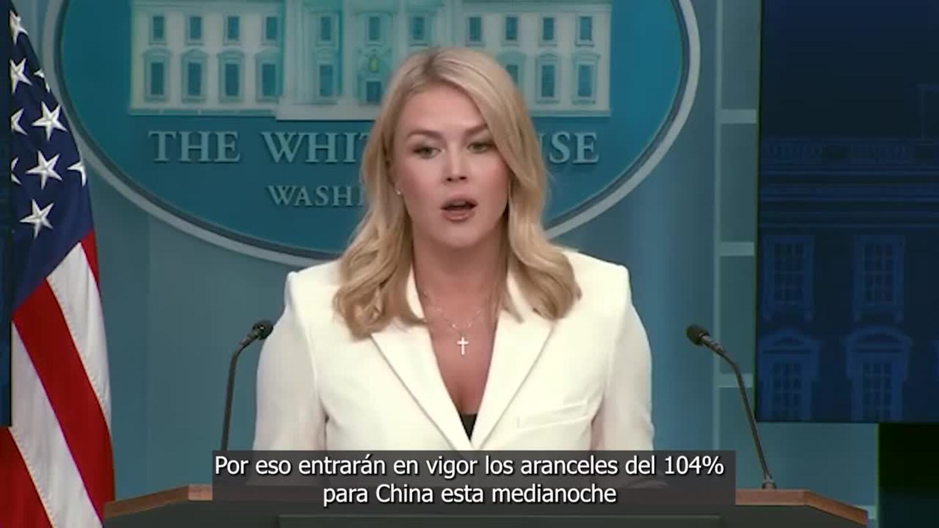 EEUU confirma que los aranceles a China se elevarán al 104% esta noche