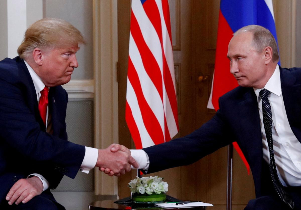 Donald Trump y Vladimir Putin, en 2018