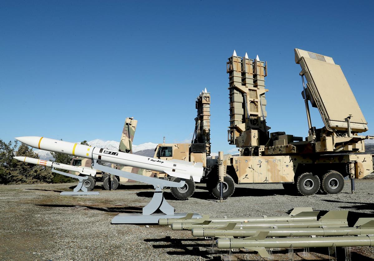 El sistema de defensa aérea de largo alcance iraní en una imagen de archivo