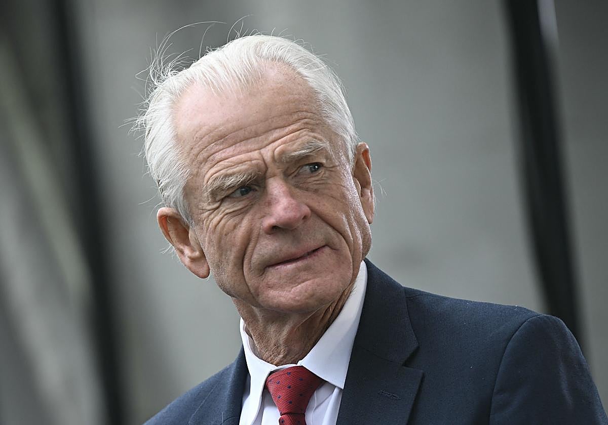Peter Navarro, asesor principal del presidente estadounidense Donald Trump para el comercio y manufactura
