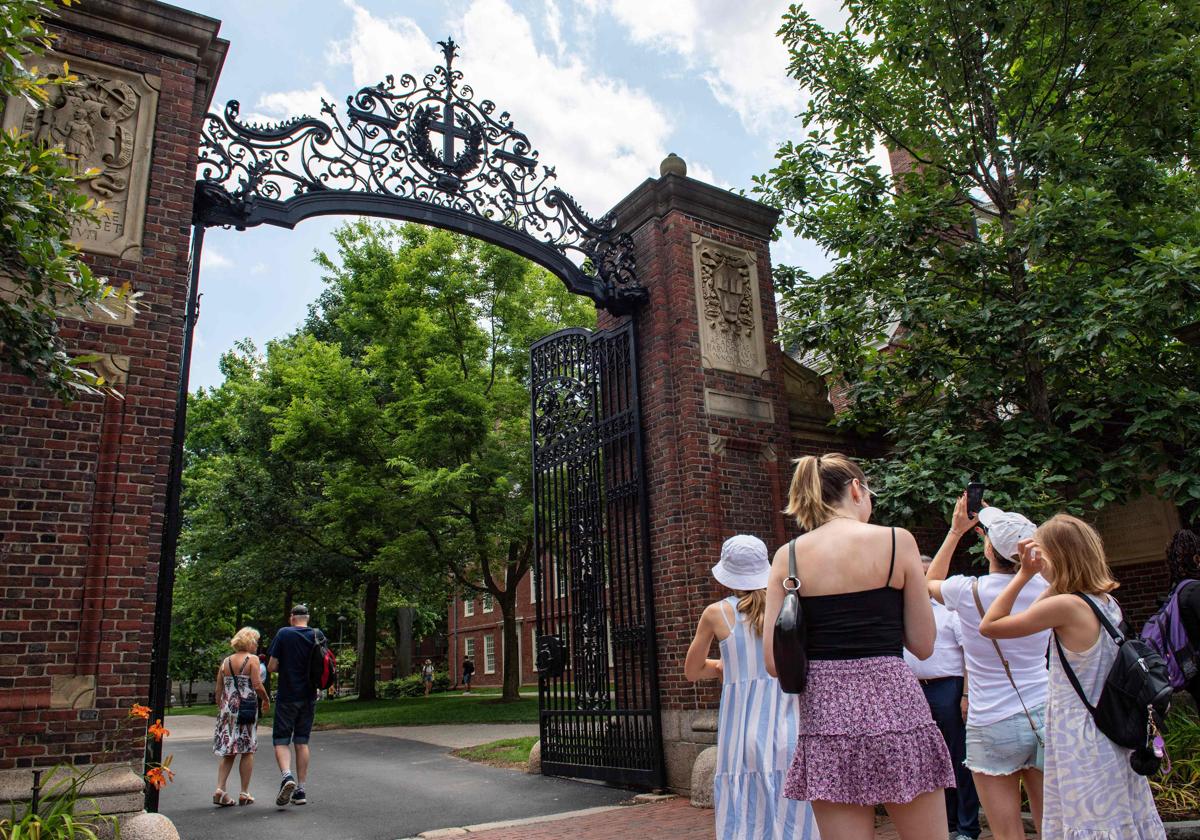 Entrada de la Universidad de Harvard