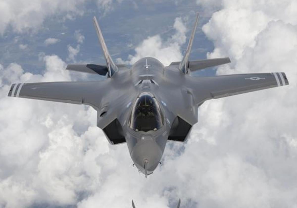Un caza estadounidense F-35