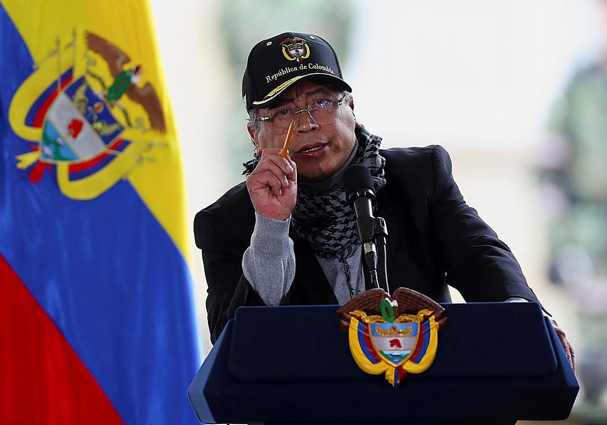 El presidente de Colombia, Gustavo Petro, en Bogotá