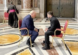 Roma, capital de la diplomacia: Zelenski avanza con los principales líderes «hacia una paz justa y duradera»