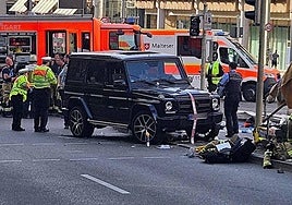 Al menos ocho heridos, tres de ellos graves, en un atropello múltiple en Stuttgart