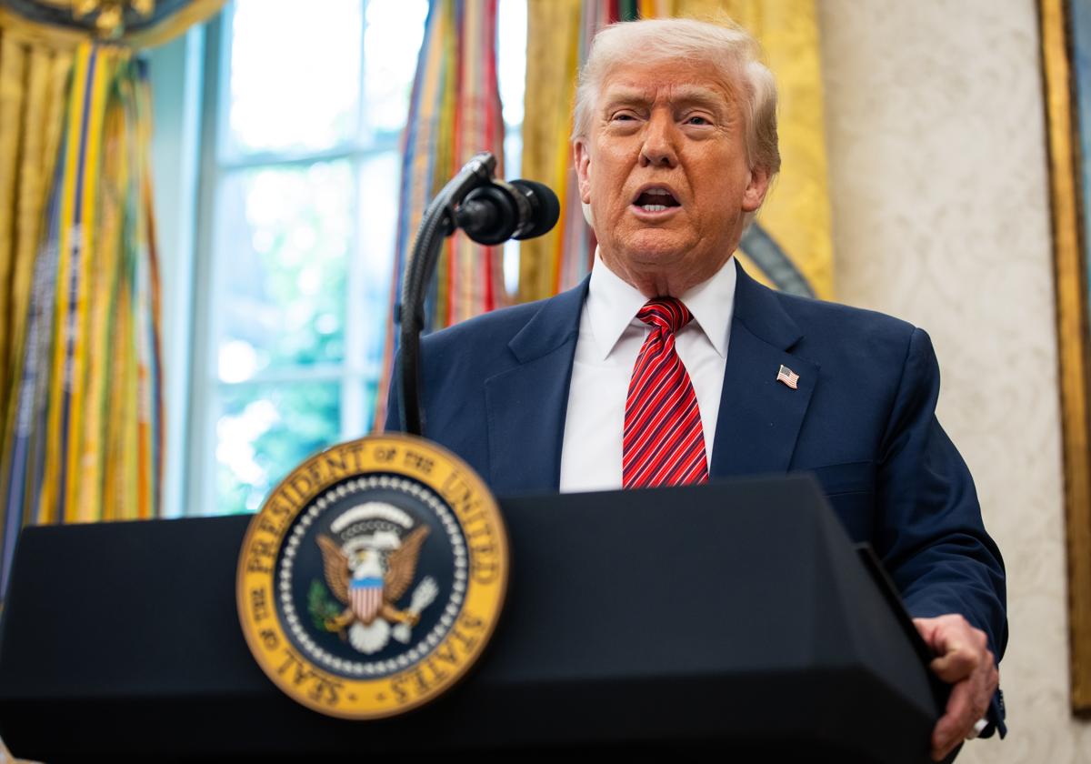 El presidente de EE.UU., Donald Trump.