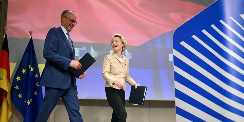 Merz refuerza a Von der Leyen en la guerra comercial con Trump