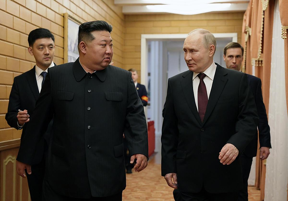 Visita de Vladimir Putin a Corea del Norte, en 2024
