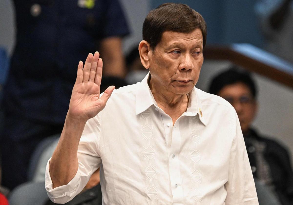 Rodrigo Duterte en una imagen de archivo