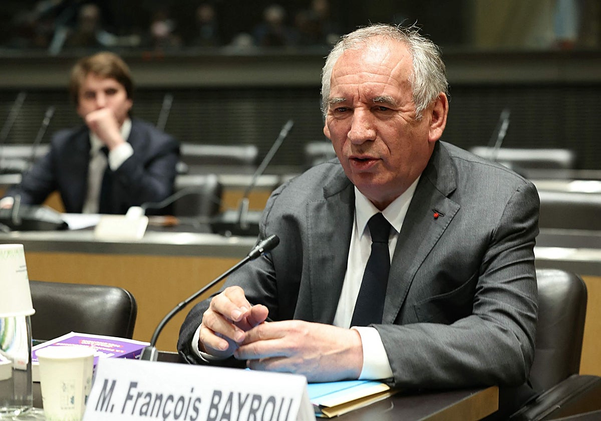 El primer ministro francés, François Bayrou, en la Asamblea Nacional
