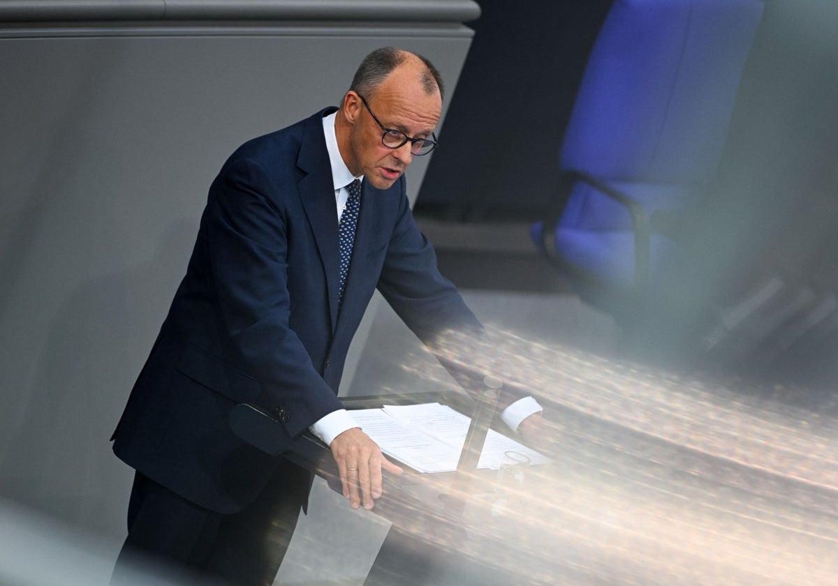 Friedrich Merz pronuncia su primer discurso com canciller en el Bundestag