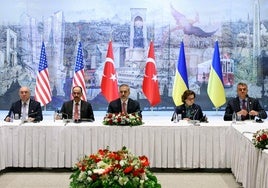 Concluye en Estambul el primer diálogo directo entre Ucrania y Rusia desde el comienzo de la guerra