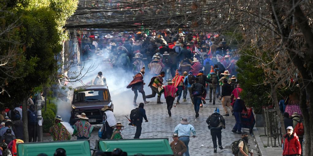 Evo Morales no acude a inscribirse como candidato tras la violenta marcha de sus seguidores en La Paz