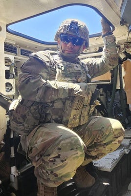 Zona de guerra en la frontera con México