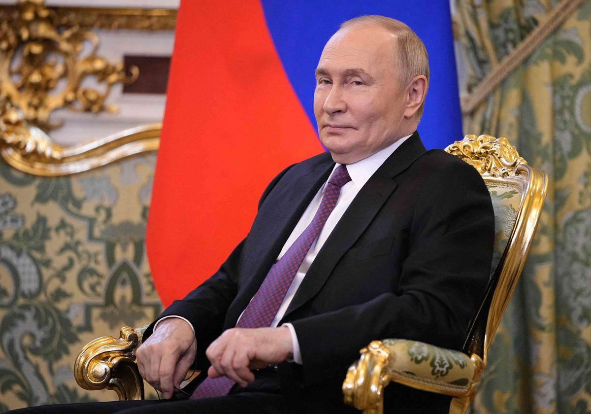 El presidente ruso, Vladimir Putin, en el Kremlin