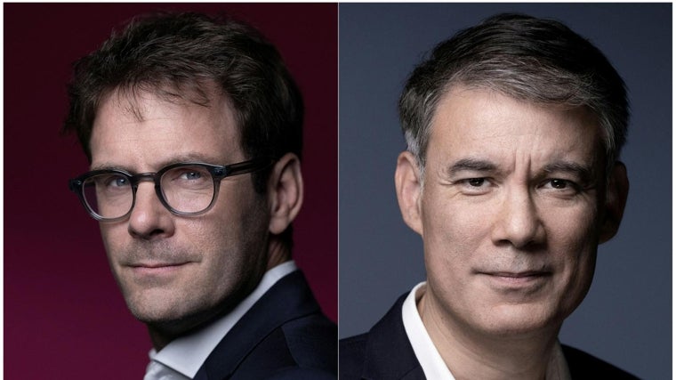 Nicolas Mayer-Rossignol (izquierda) y Olivier Faure se enfrentan por el liderazgo del Partido Socialista francés