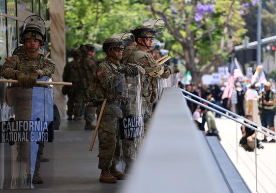 Trump moviliza a 700 marines para contener las protestas en Los Ángeles