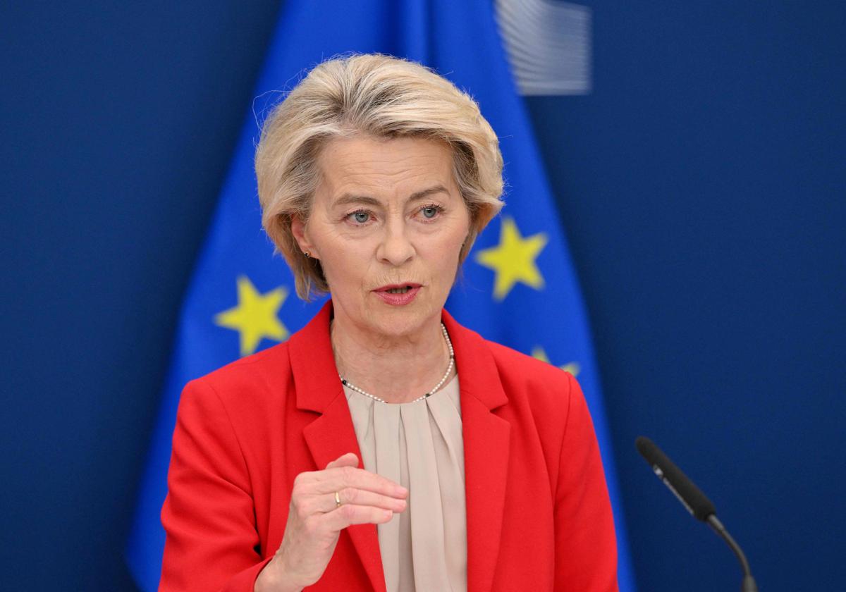 La presidente de la Comisión Europea, Úrsula Von der Leyen.