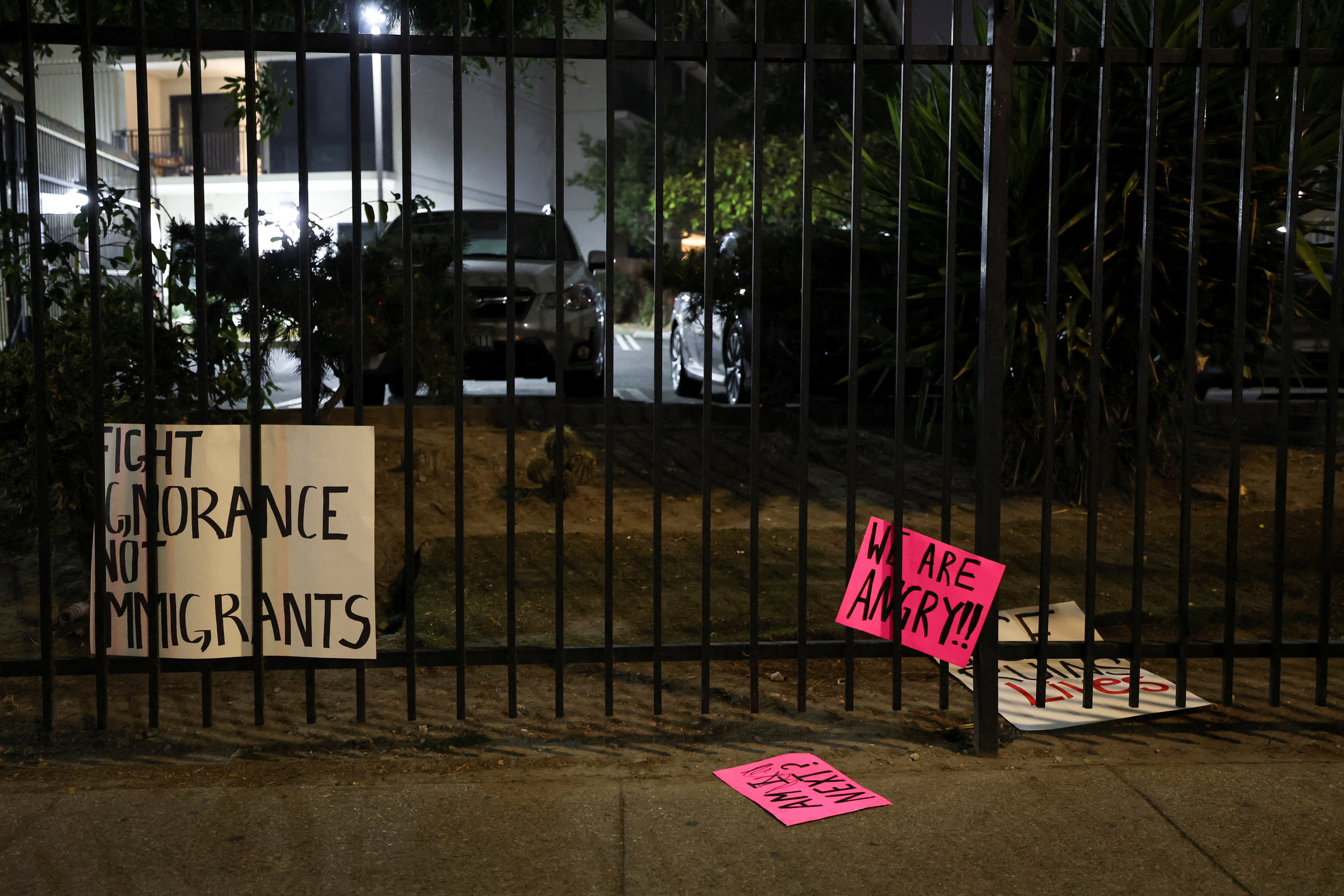Las protestas en Los Ángeles, en imágenes