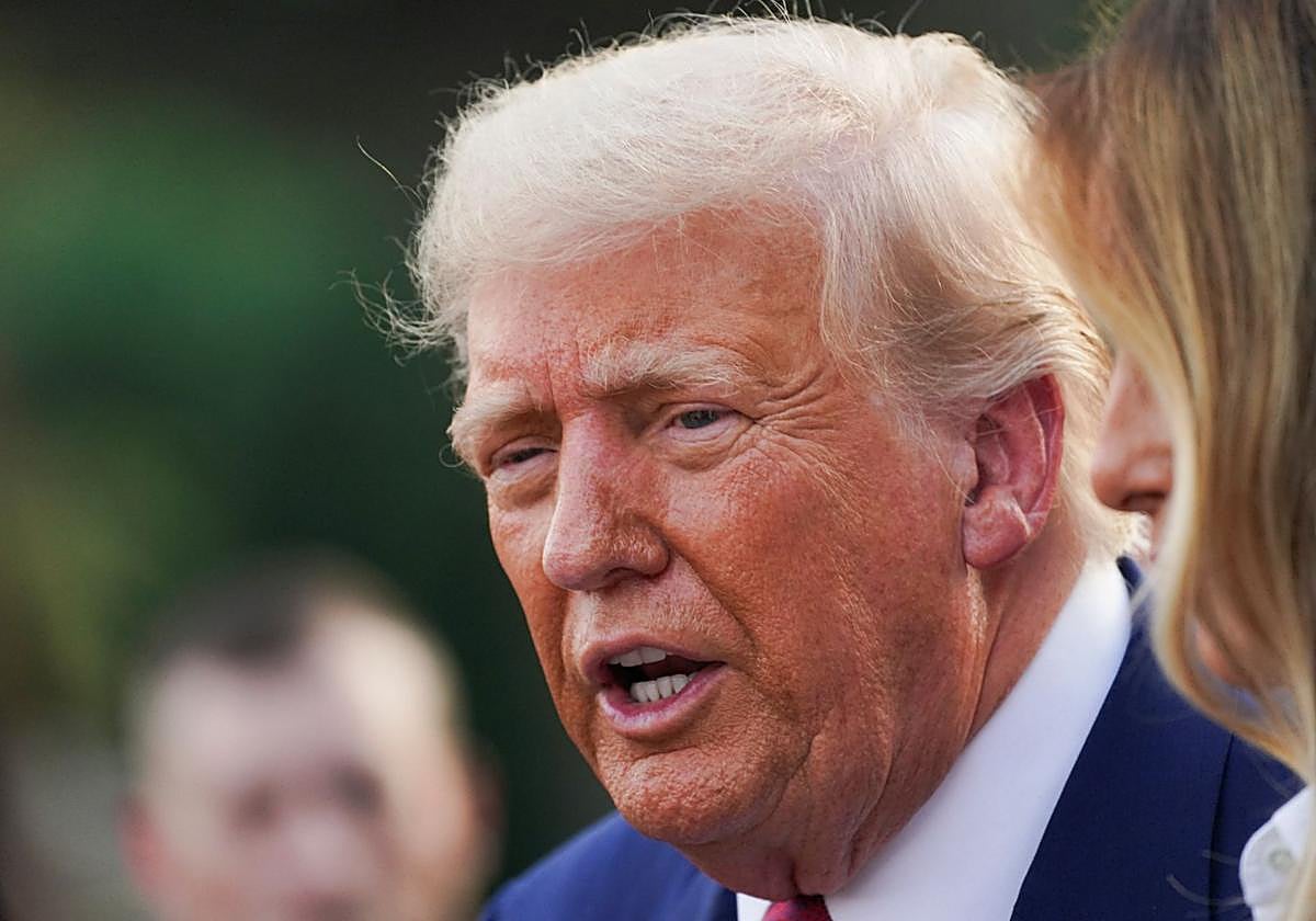 El presidente de Estados Unidos, Donald Trump