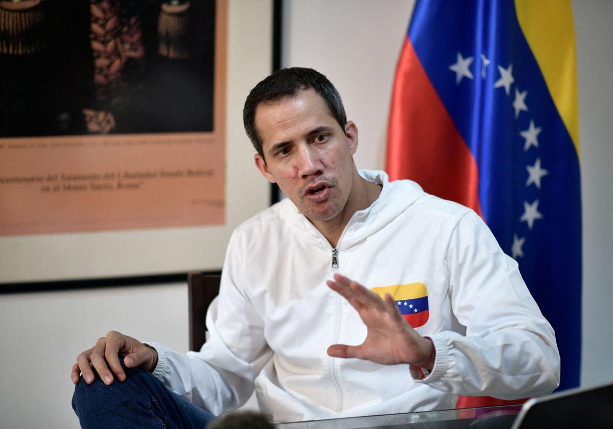 El líder opositor venezolano Juan Guaidó